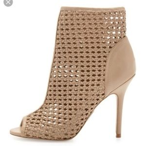 Sam Edelman | Aubriana Nude Woven Caged Bootie